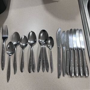 Vintage Starburst Silverware